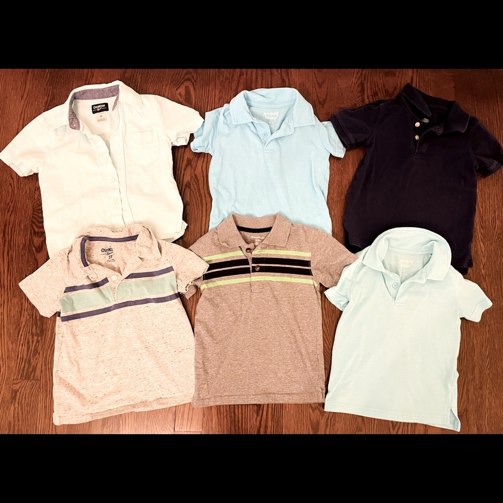 Boys 3T polo shirt bundle !
